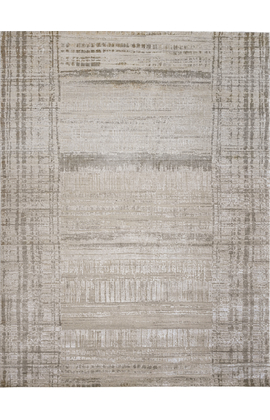 HANDLOOMED JACQUARD RK440 IVORY / CAMEL