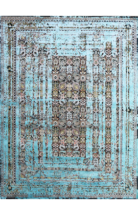 NEO VILLA R5064 CAMEL / TURQUOISE