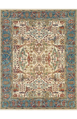 NEO VILLA ALL WOOL 11-KP IVORY / BLUE