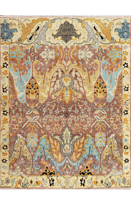 NEO VILLA ALL WOOL R5042 BROWN / GOLD