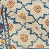 ANTIQUE AGRA AGRAC BLUE / IVORY