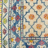 ANTIQUE AGRA AGRAC BLUE / IVORY