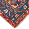 ANTIQUE RUSSIAN KAZAK LIGHT BLUE / RUST