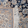 ANTIQUE PERSIAN FINE NAIM NAVY / IVORY