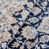 ANTIQUE PERSIAN FINE NAIM NAVY / IVORY