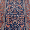 ANTIQUE PERSIAN FINE MALAYER NAVY / RED