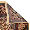 ANTIQUE PERSIA FINE KASHAN GOLD / NAVY
