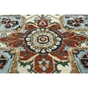 BAKSHAHESH II BK013 LIGHT BLUE / IVORY