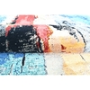 CANVAS ART WITH SILK 2395B BLUE