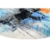 CANVAS ART WITH SILK 2395B BLUE