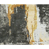 CANVAS ART WITH SILK C9364 CHARCOAL / YELLOW