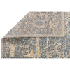 CANVAS ART WITH SILK 101JC BEIGE / LIGHT BLUE