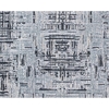 CANVAS ART WITH SILK J1028 SILVER / CHARCOAL