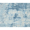 CANVAS ART WITH SILK J1055 BLUE / LIGHT BLUE