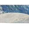 CANVAS ART WITH SILK J1062 IVORY / LIGHT BLUE