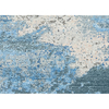 CANVAS ART WITH SILK J1063 BEIGE / BLUE