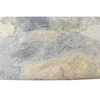 CANVAS ART WITH SILK J1064 IVORY / LIGHT BLUE