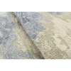 CANVAS ART WITH SILK J1064 IVORY / LIGHT BLUE