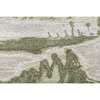 CANVAS ART WITH SILK J2071 BEIGE / GREEN
