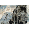 CANVAS ART WITH SILK JC692 IVORY / BLACK