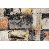 CANVAS ART WITH SILK JC694 GOLD / BLUE