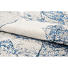 CANVAS ART WITH SILK JC725 IVORY / BLUE