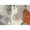 CANVAS ART WITH SILK JC737 BEIGE / RED