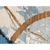 CANVAS ART WITH SILK JC750 IVORY / BLUE