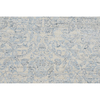 HANDLOOMED JACQUARD RK121 BLUE / WHITE