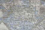 HANDLOOMED JACQUARD RK197 GREY / BLUE