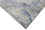 HANDLOOMED JACQUARD RK197 GREY / BLUE