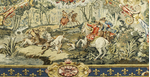  Recreation of an 18th century Flemish Hunting Scene Tapestry