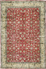 Kashmir Pure Silk KASI Very Fine Kashmir Red Gold