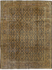 ANTIQUE PERSIAN TABRIZ CIRCA 1890 NAVY / RUST