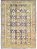 ANTIQUE AGRA AGRAC BLUE / CREAM