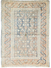 ANTIQUE AGRA AGRAC LIGHT BLUE / RUST