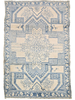 ANTIQUE AGRA AGRAC IVORY / BLUE