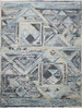 NEO VILLA ALL WOOL VE012 GREY / BLUE