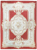 UNIQUE CHINESE AUBUSSON RED / IVORY