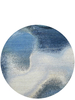 CANVAS ART WITH SILK J1051 SILVER / BLUE