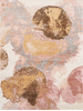 CANVAS ART WITH SILK J1097 PINK / GOLD