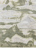 CANVAS ART WITH SILK J2071 BEIGE / GREEN