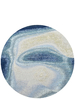 CANVAS ART WITH SILK JCD16 SILVER / BLUE