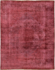 Overdyed Rug Collection Red